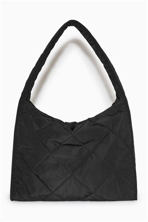 oversized diamond quilted bag.